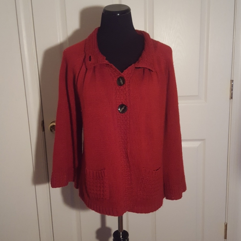 Button Sweater - Picture 2 of 3